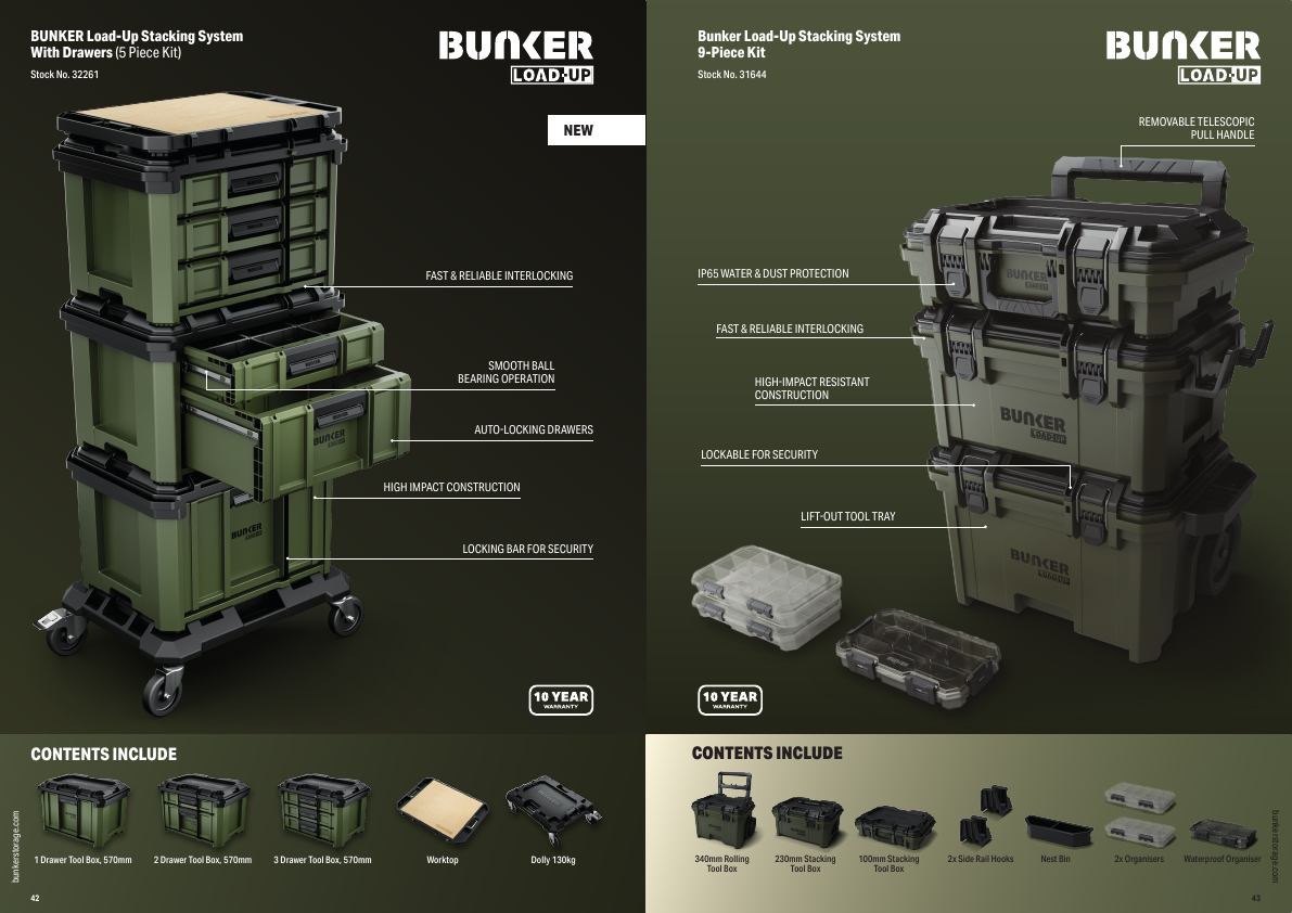 BUNKER Load-Up official catalog