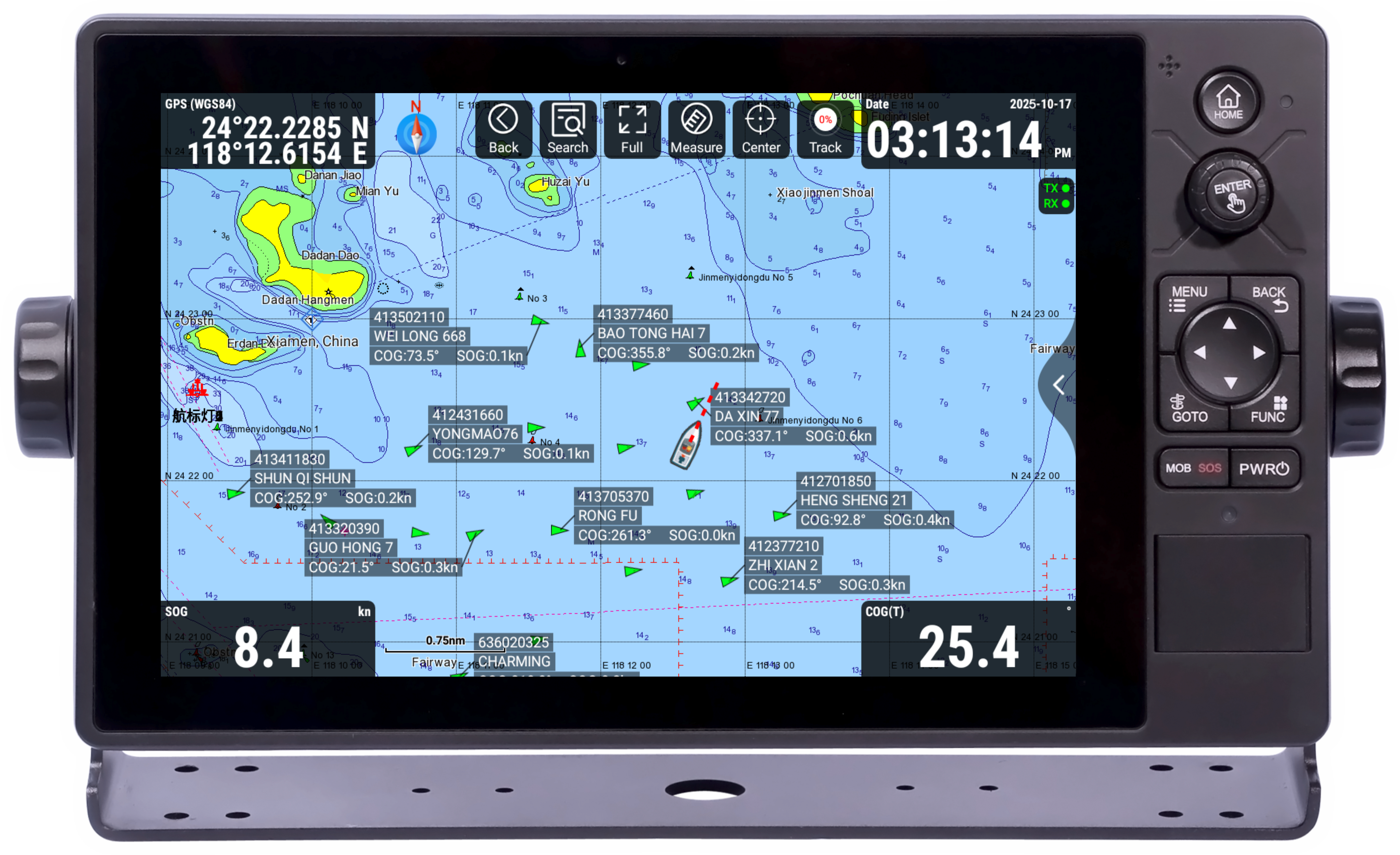 XA-198 10.1-inch display configuration