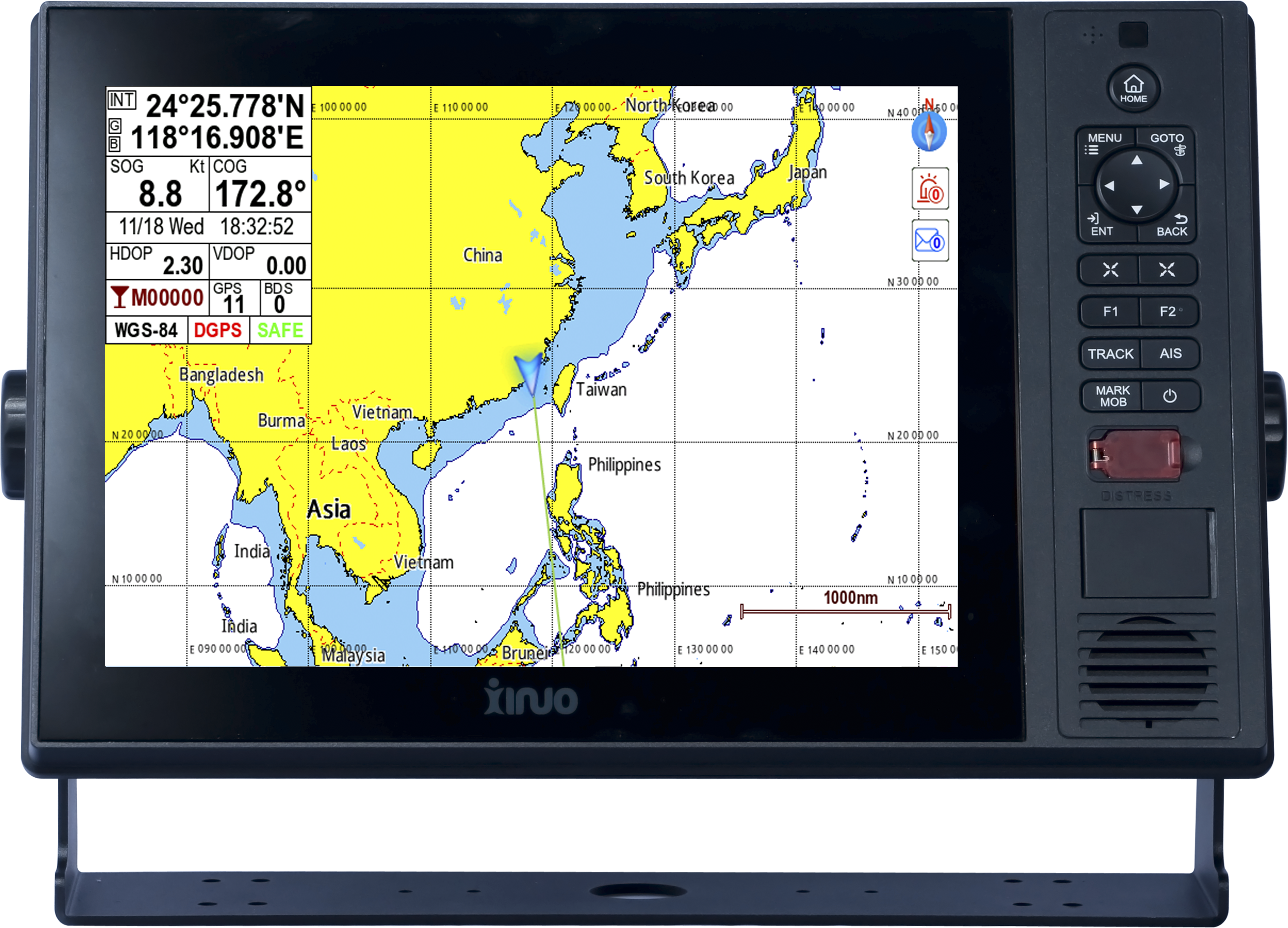 XA-198 12.1-inch display configuration